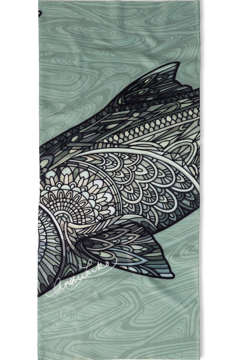 CoolNet UV Neckwarmer - Angler - Andrea Larko - bonefish sage - 131892.308.10.00 1