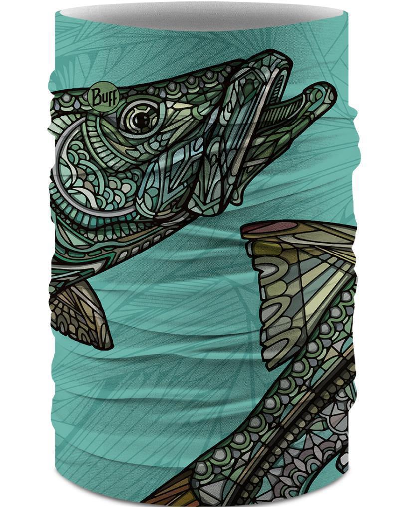 CoolNet UV Neckwarmer - Angler - Andrea Larko - snook teal - 131895.706.10.00 1