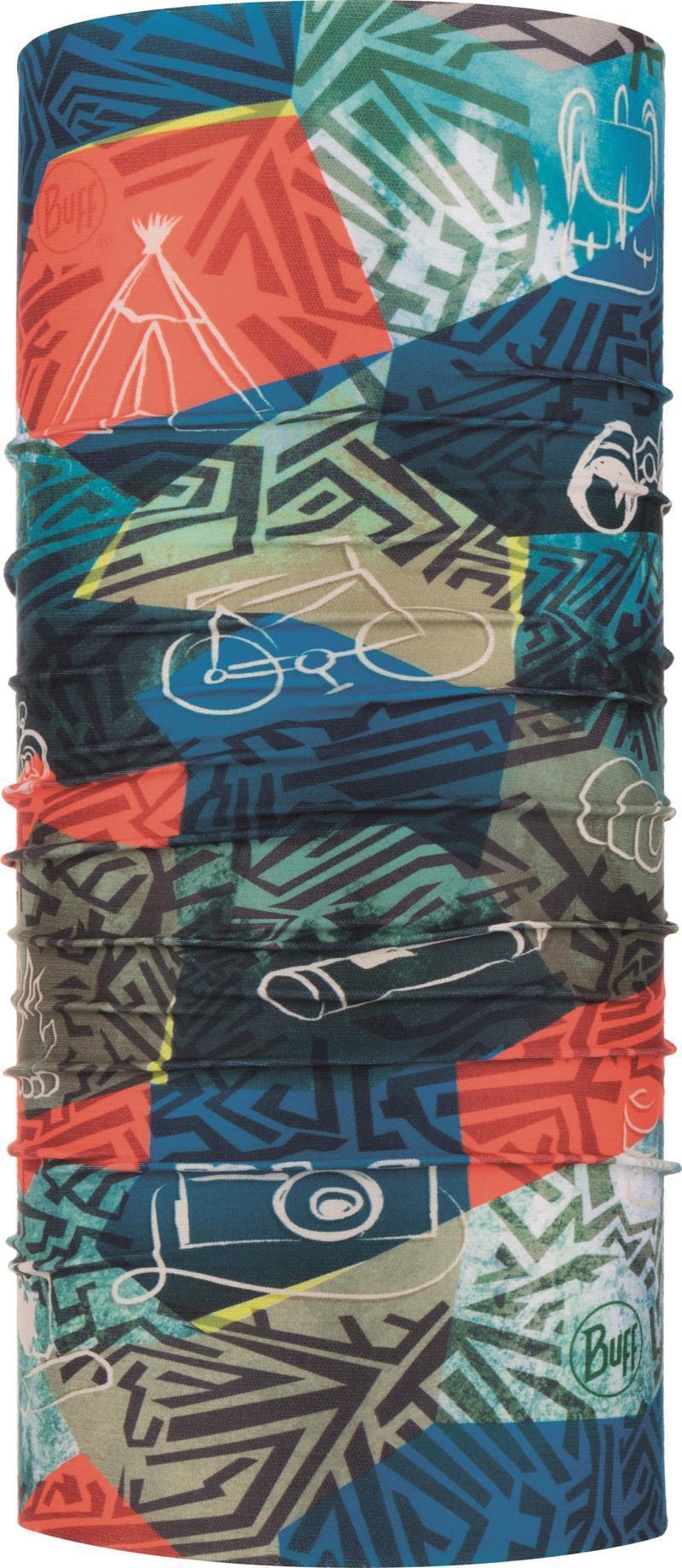 CoolNet UV Neckwarmer - Youth - 120083.555.10.00 - stony multi 1