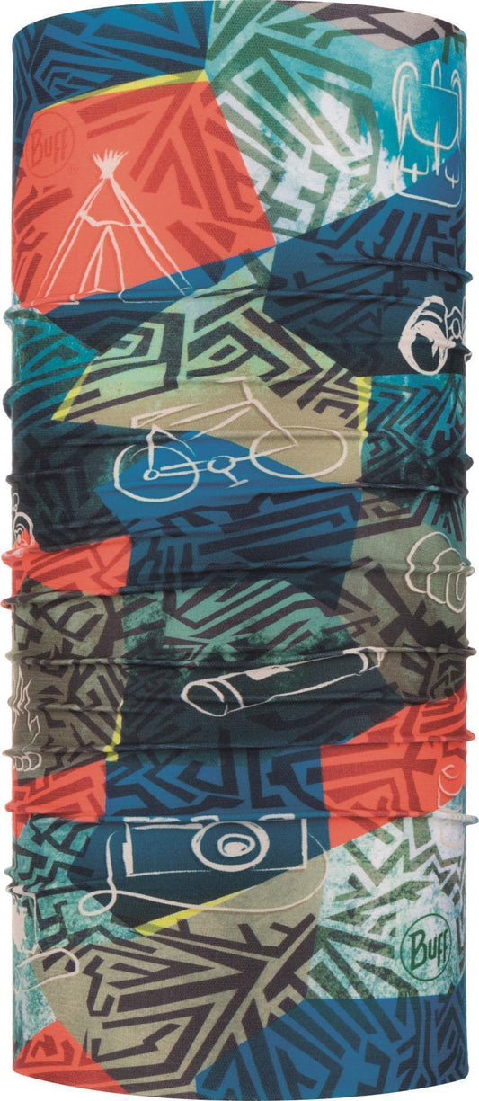 CoolNet UV Neckwarmer - Youth - 120083.555.10.00 - stony multi 1