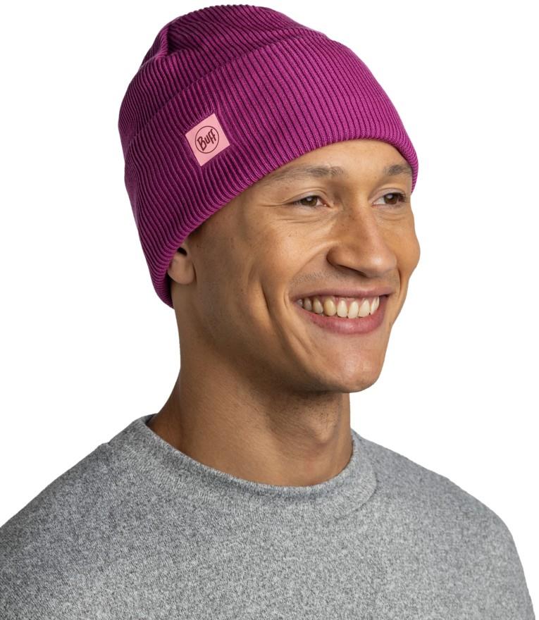 Crossknit Beanie - Solid - solid orchid - 132891.607.10.00 1