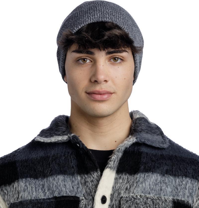 Jarn Knitted Beanie - jarn grey melange - 129618.938.10.00 1