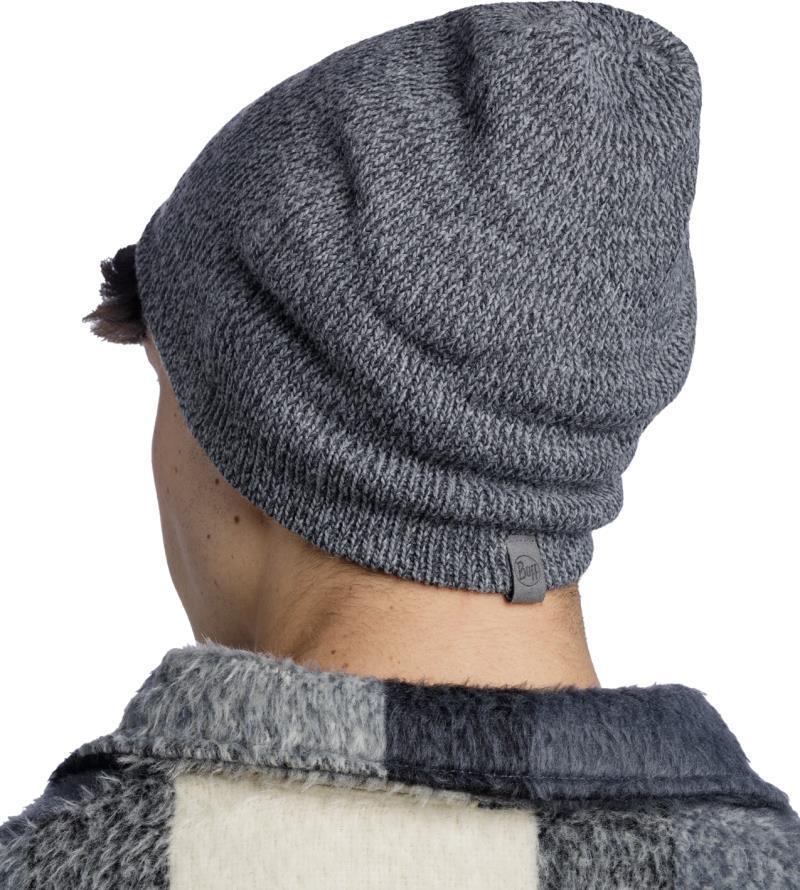 Jarn Knitted Beanie - jarn grey melange - 129618.938.10.00 1