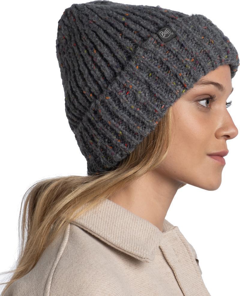 Kim Knitted & Fleece Beanie - kim grey - 129698.937.10.00 1