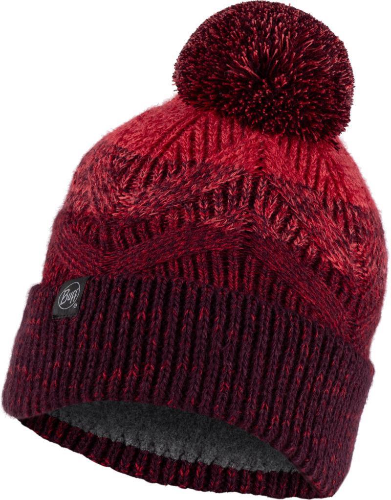 Masha Knitted & Fleece Beanie - masha mahogany - 120855.416.10.00 1