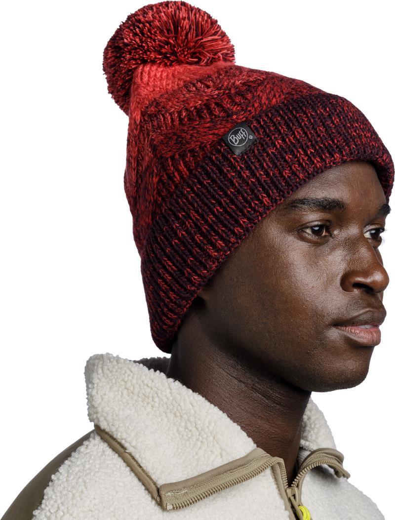 Masha Knitted & Fleece Beanie - masha mahogany - 120855.416.10.00 1