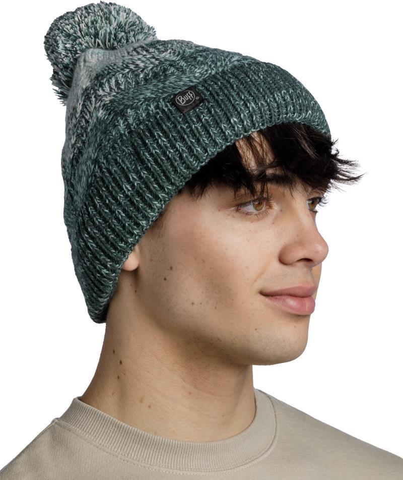 Masha Knitted & Fleece Beanie - masha silversage - 120855.313.10.00 1