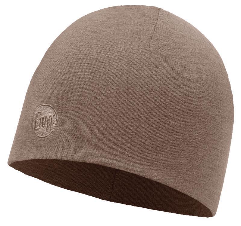 Merino Heavyweight Beanie - 113028.327 - solid walnut brown 1