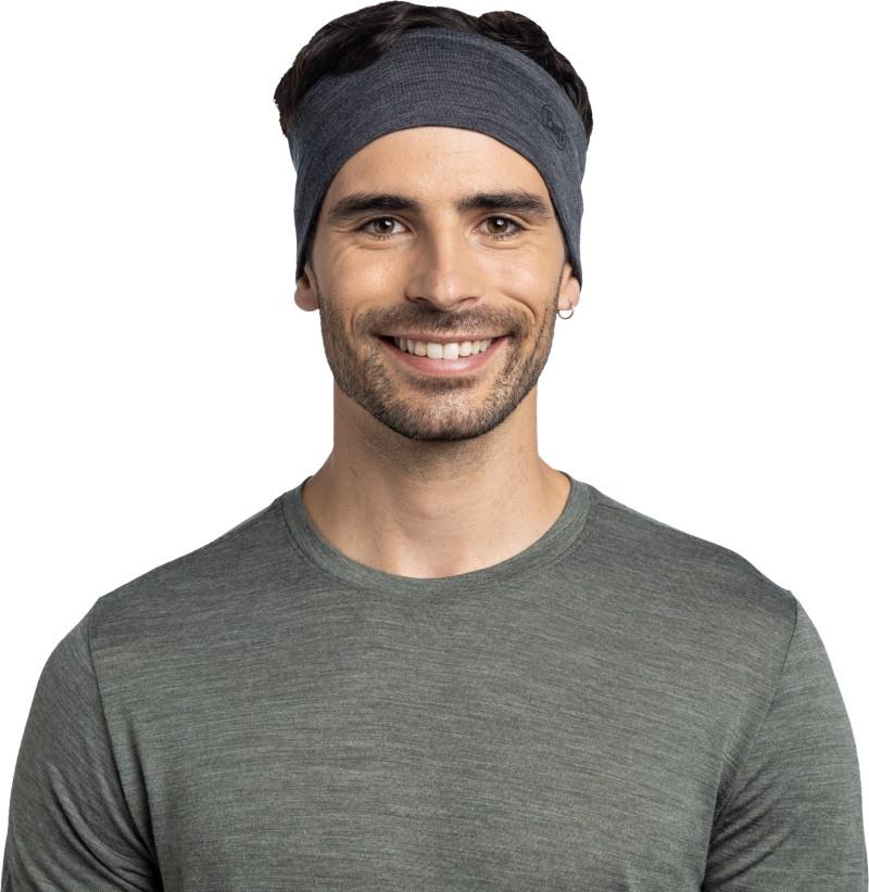 Merino Lightweight Headband - solid grey - 135580.937.10.00 1