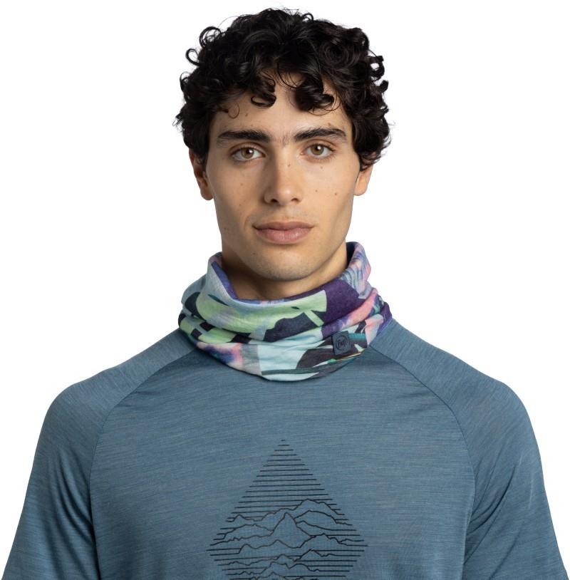 Merino Lightweight Neckwarmer - Digital Prints - akei multi - 137889.555.10.00 1