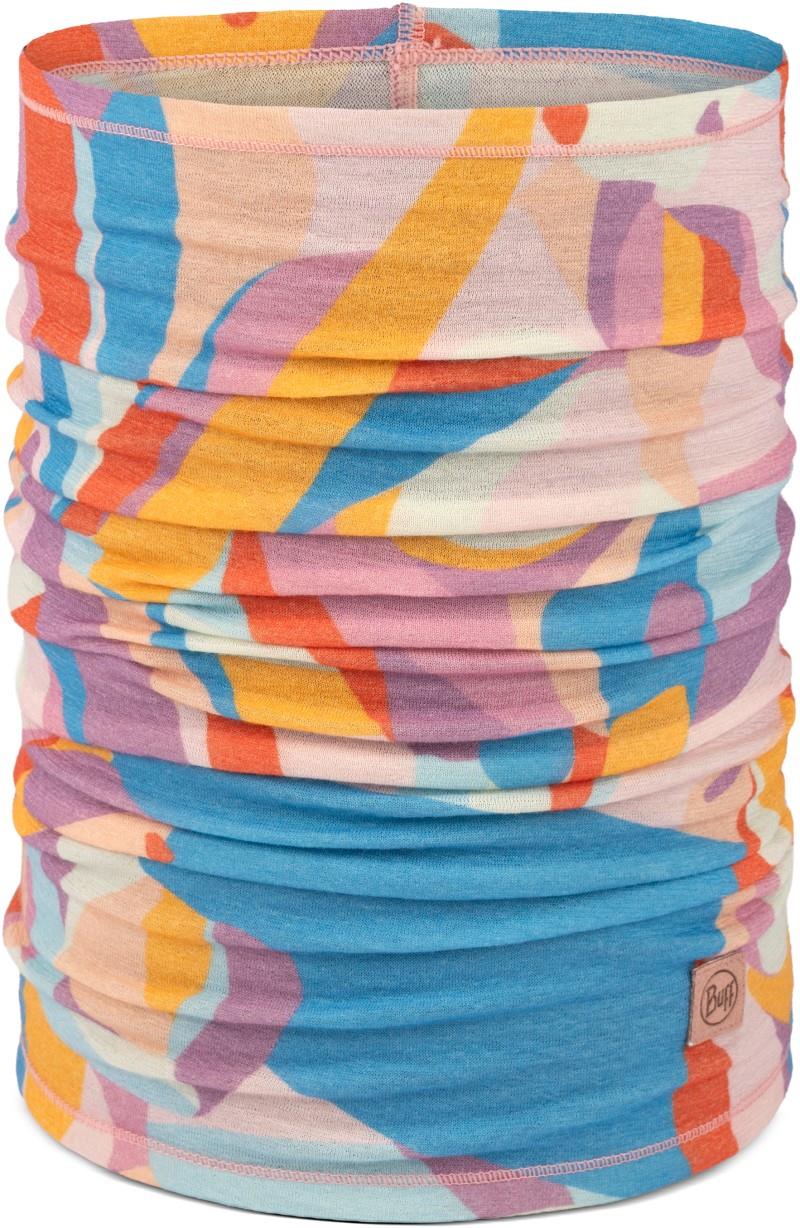 Merino Lightweight Neckwarmer - Digital Prints - lagua pink - 137821.538.10.00 1