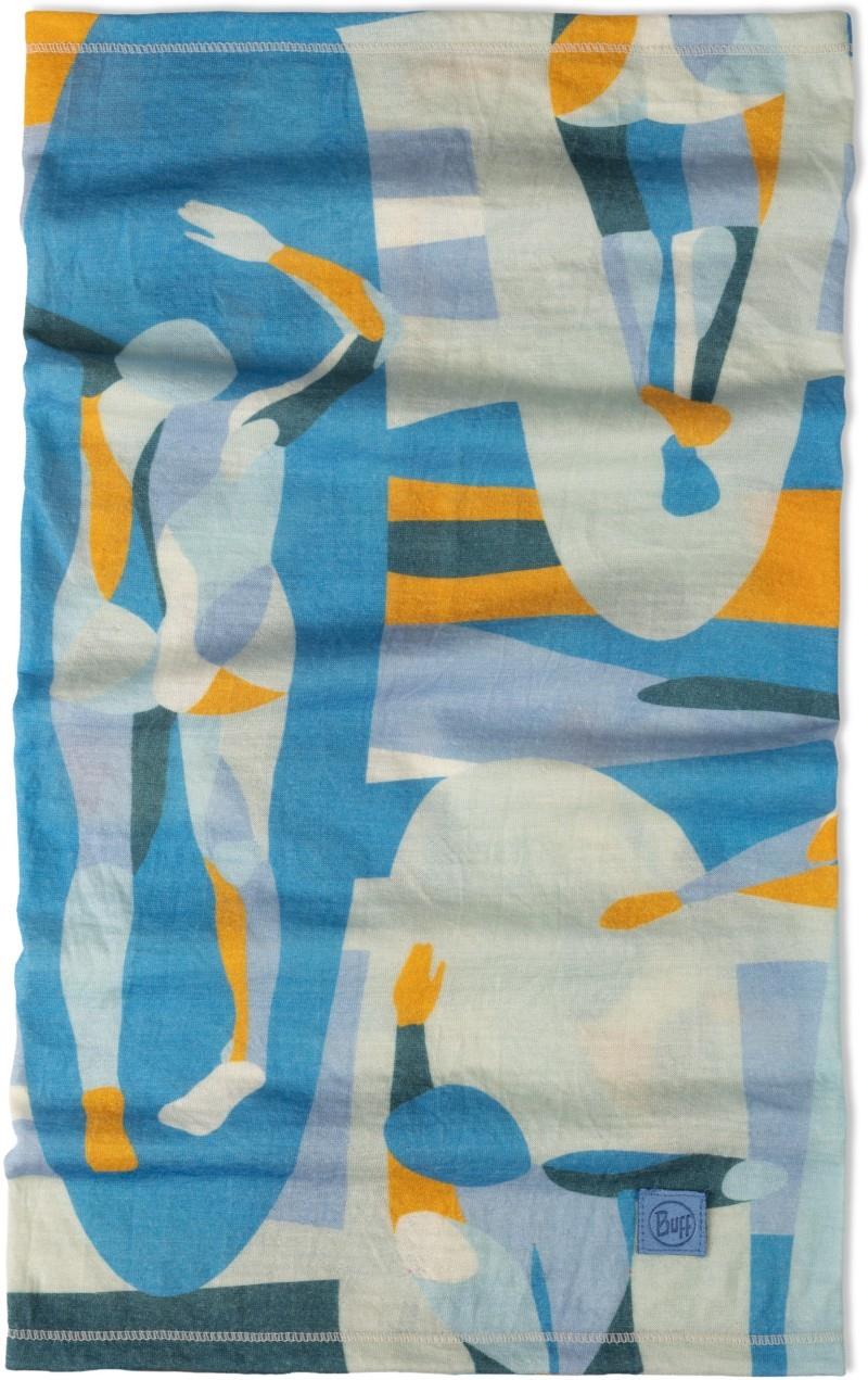 Merino Lightweight Neckwarmer - Digital Prints - luvi glory blue - 137820.746.10.00 1