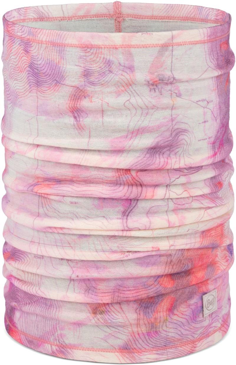 Merino Lightweight Neckwarmer - Digital Prints - orisa pink azalea - 137890.513.10.00 1