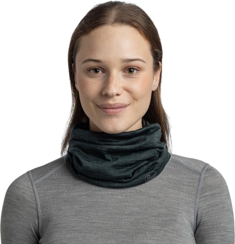 Merino Lightweight Neckwarmer - Solid - multistripes forest - 117819.809.10.00 1