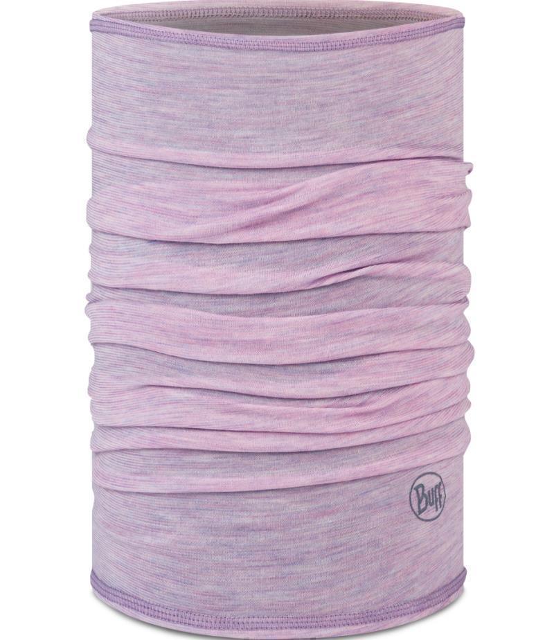Merino Lightweight Neckwarmer - lilac sand multi stripes - 117819.640.10.00 1