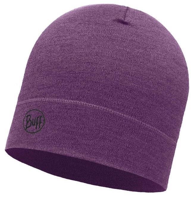 Merino Midweight Beanie - 113026.605 - purple melange 1