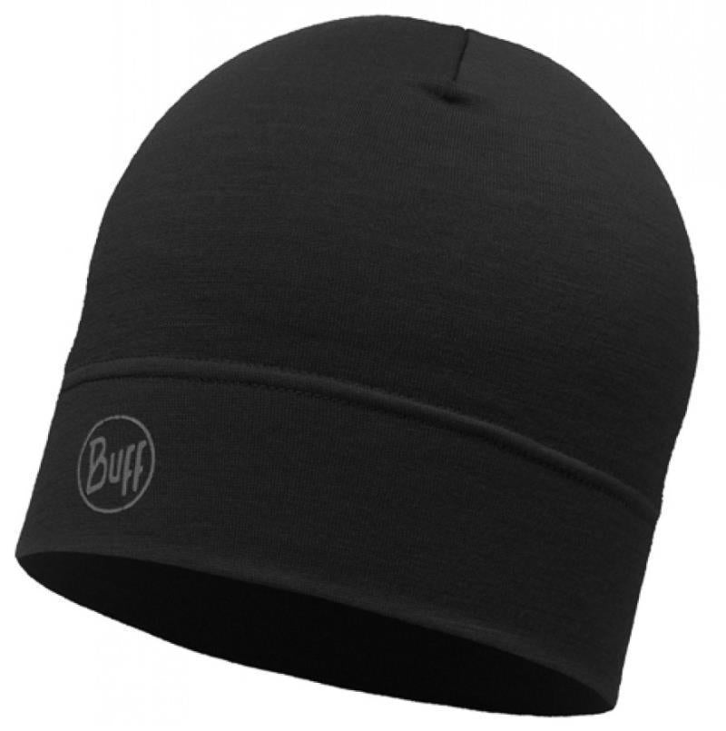 Merino Midweight Beanie - 113027.999 - solid black 1