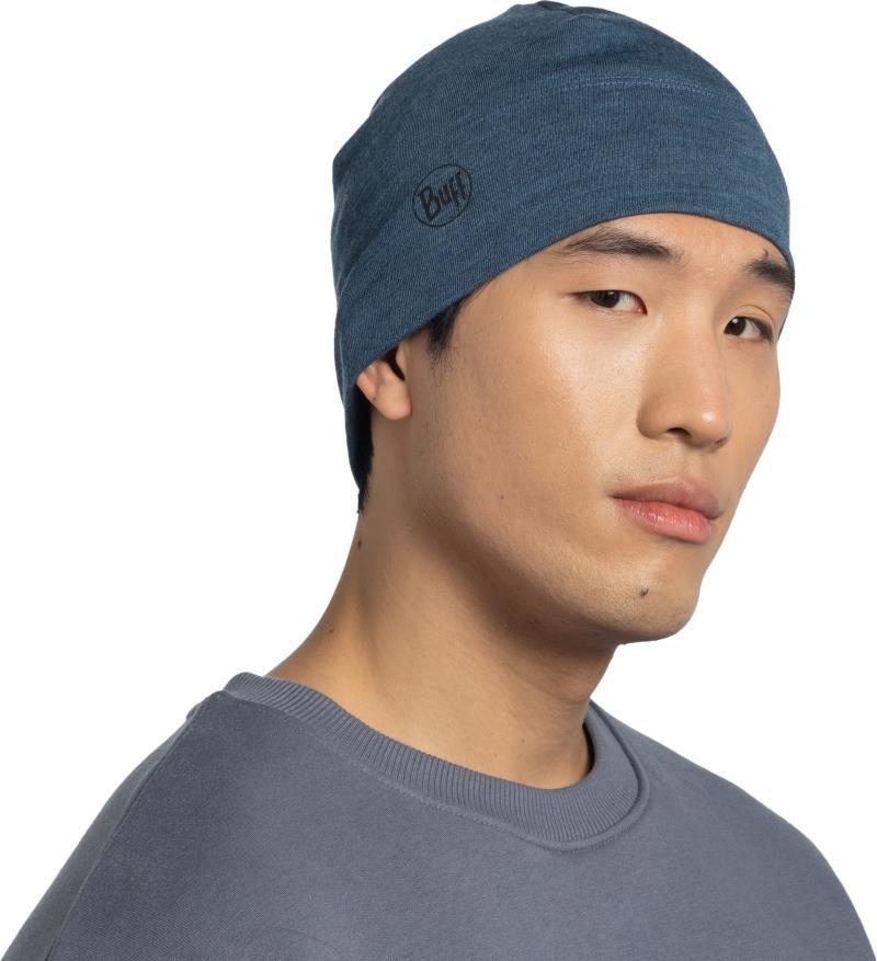 Merino Midweight Beanie - melange tempest - 118007.759.10.00 1