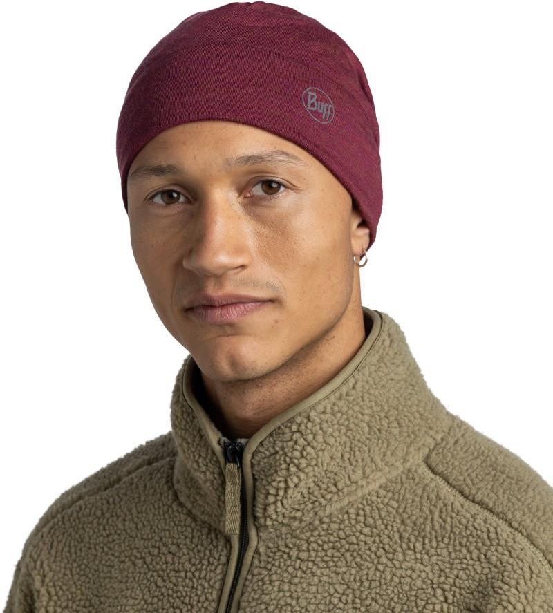 Merino Midweight Beanie - melange tibetan red - 118007.422.10.00 1