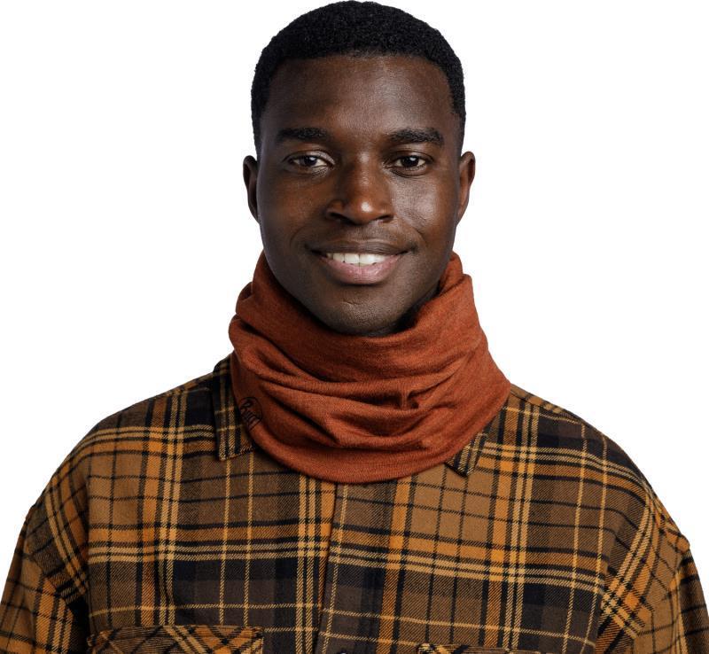 Merino Midweight Neckwarmer - melange cinnamon - 113022.330.10.00 1