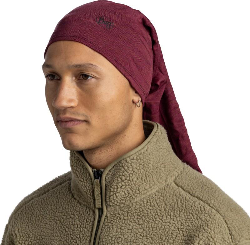 Merino Midweight Neckwarmer - melange tibetan red - 113022.422.10.00 1
