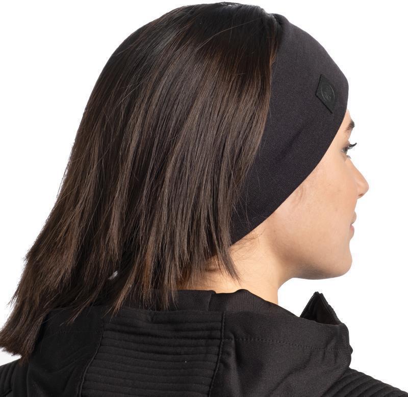 Merino Wide Headband - solid black - 129441.999.10.00 1