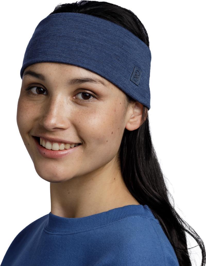 Merino Wide Headband - solid night blue - 129441.779.10.00 1