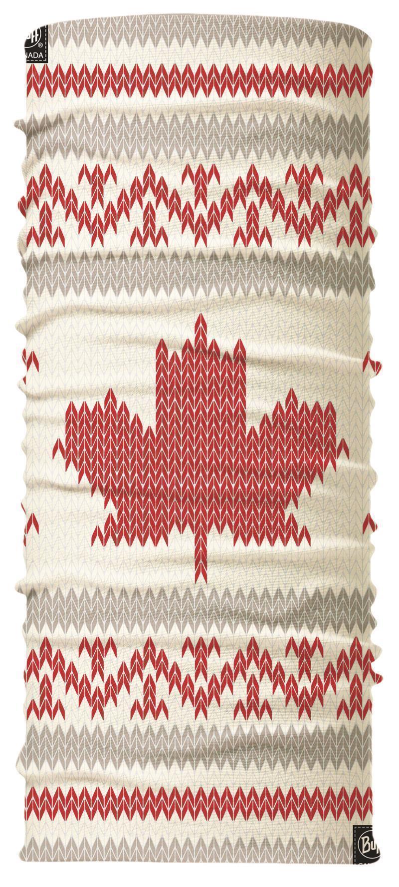 Original EcoStretch Neckwarmer - Canada - 111839 - knitted leaf 1