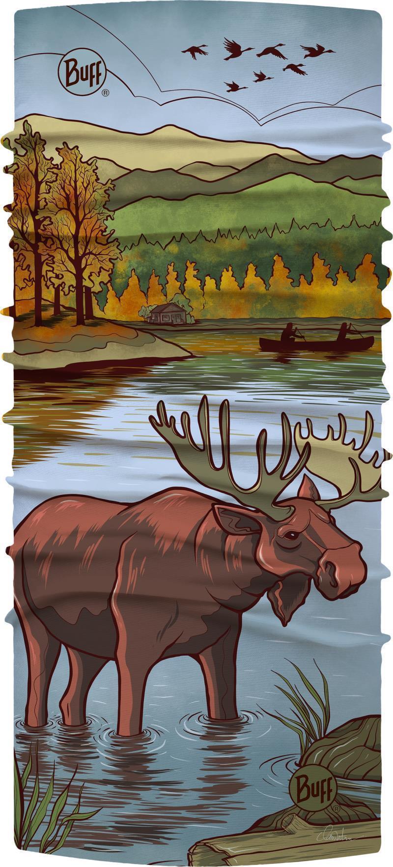 Original EcoStretch Neckwarmer - Canada - 125735.555.10.00 - autumn lake 1