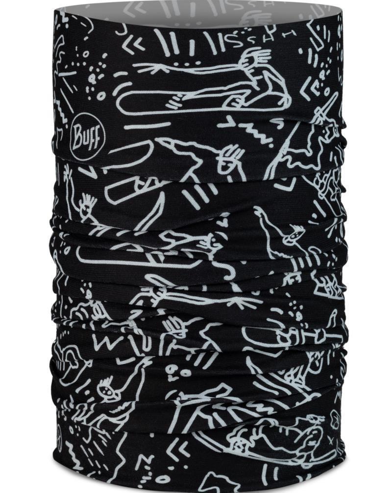 Original EcoStretch Neckwarmer - Youth - tivat black - 132491.999.10.00 1