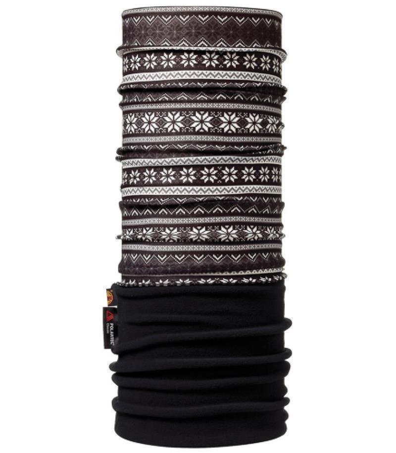 Polar Neckwarmer - 101111 - snowflakes / black 1