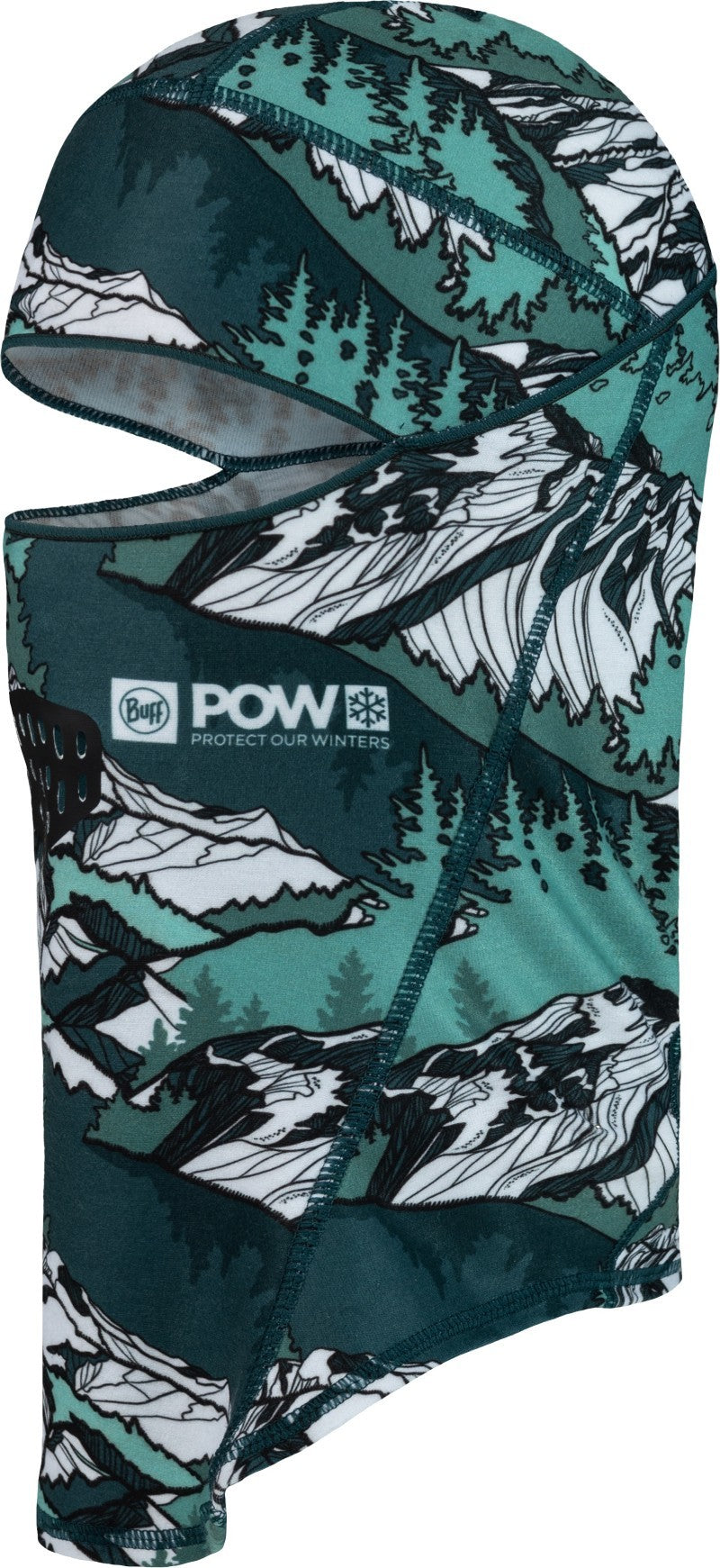 ThermoNet Hinged Balaclava - POW Protect Our Winters - pow lau green - 134705.845.10.00 1