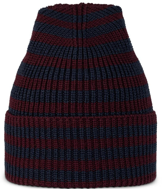 Zimic Knitted Beanie Stripes - Youth - zimic stripes black - 132314.999.10.00 1