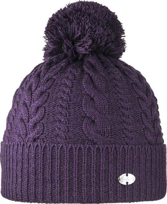 Cathy Beanie - Womens - Mulberry 1