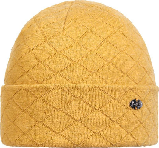 Ines Beanie - Womens - sulphur 1
