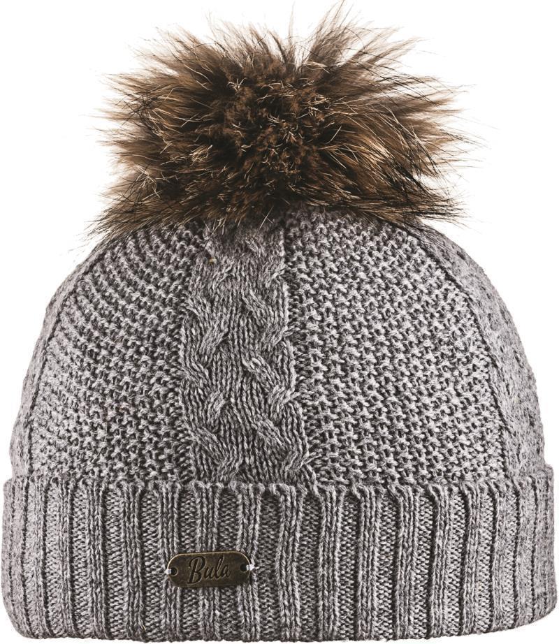 Lux Beanie - Womens - heather medium grey 1