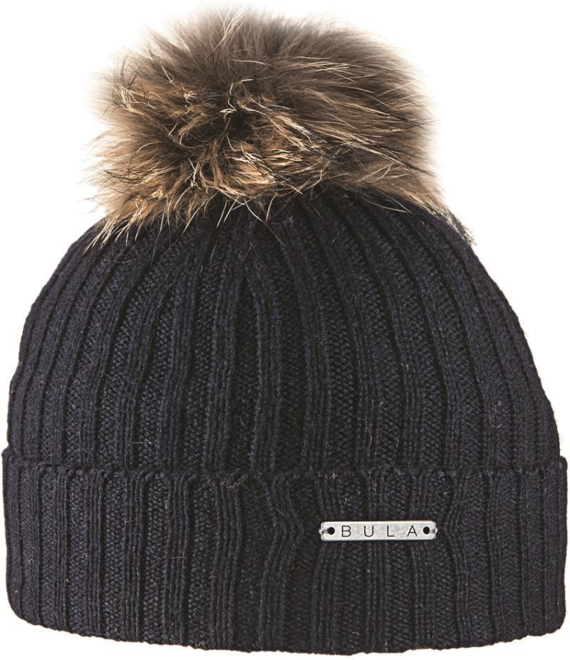 Paula Beanie - Womens - navy 1