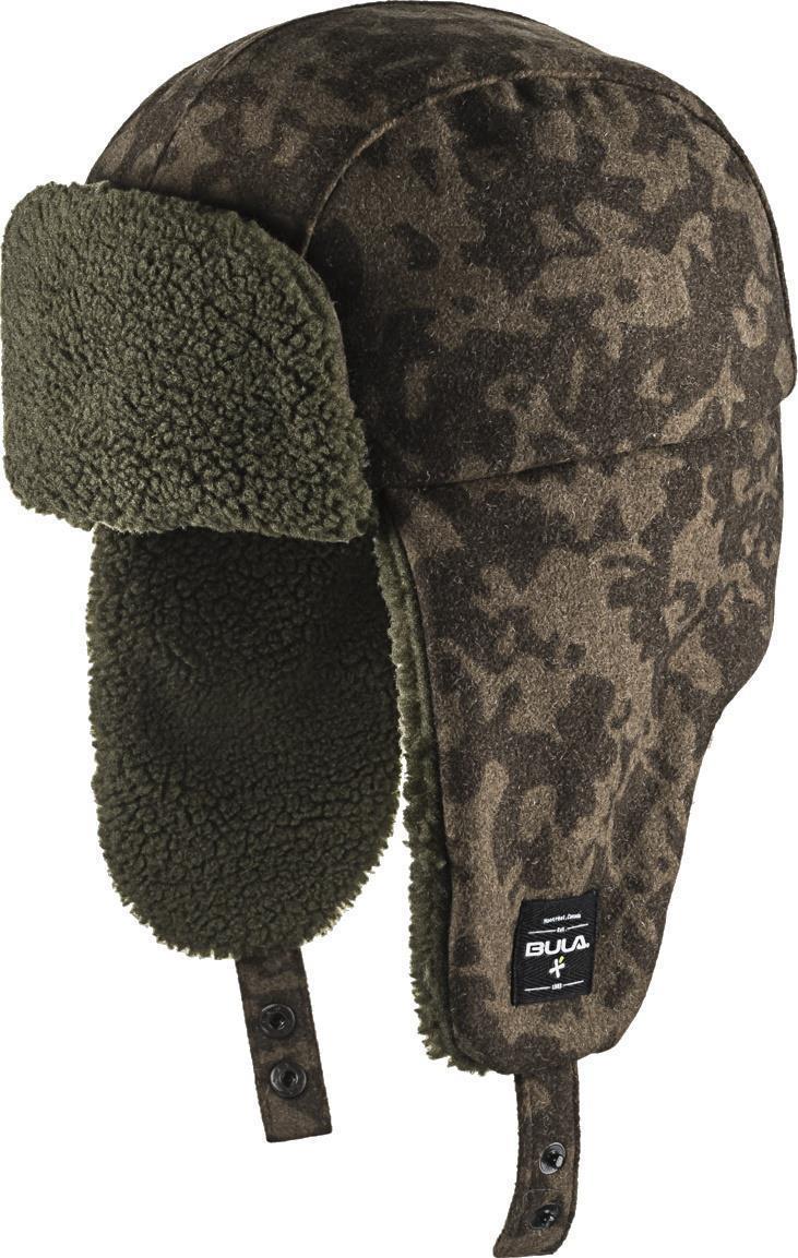 Sherpa Trapper Hat - Camo Green 1