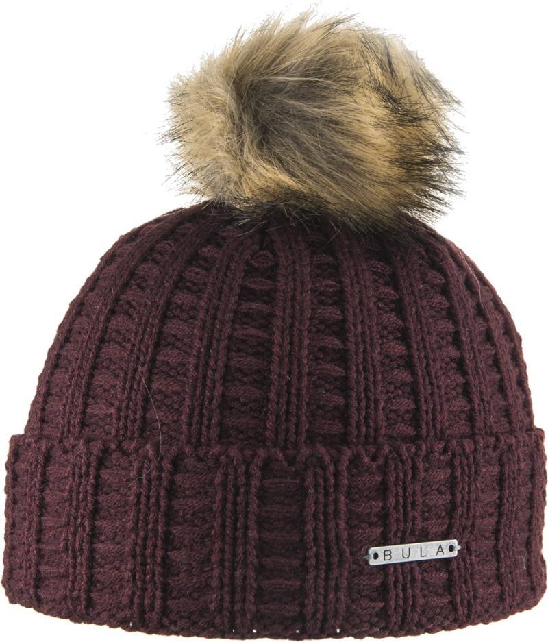 Valley Beanie - Womens - burgundy 1