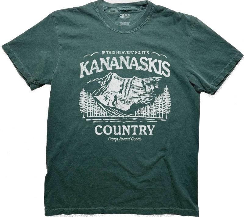 Kananaskis Vintage Tee - Unisex - faded pine 1