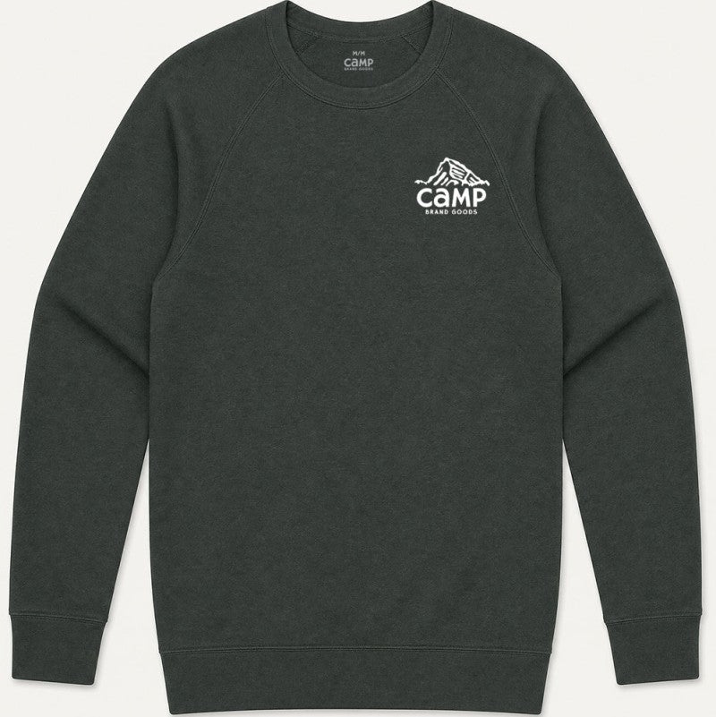 Peak Logo Original Crewneck - Unisex - heather forest 1