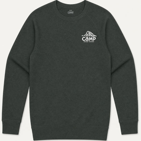 Peak Logo Original Crewneck - Unisex - heather forest 1