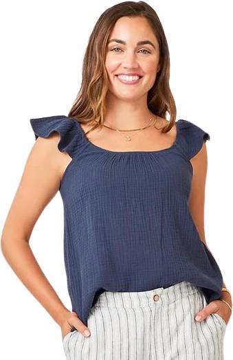 Corrine Top - Womens - Navy 1