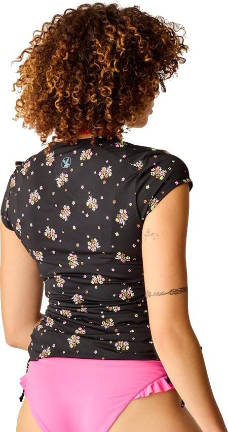Dawson Rashguard - Womens - black floret 1