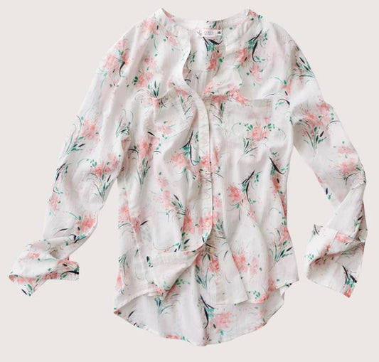 Dylan Gauze Tunic - Womens - Cloud Bouquet 3