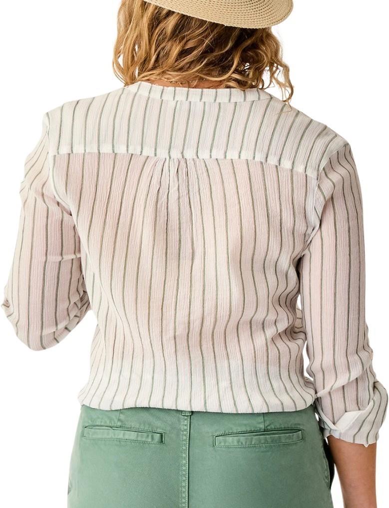 Dylan Gauze Tunic - Womens - haze stripe 1