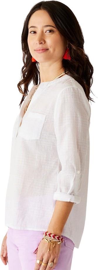 Dylan Textured Shirt -  Womens - cloud 1