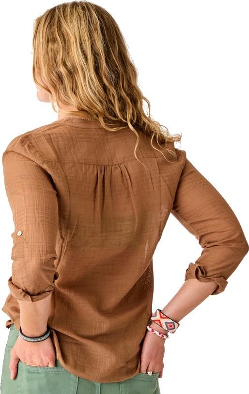 Dylan Textured Shirt -  Womens - rum 1