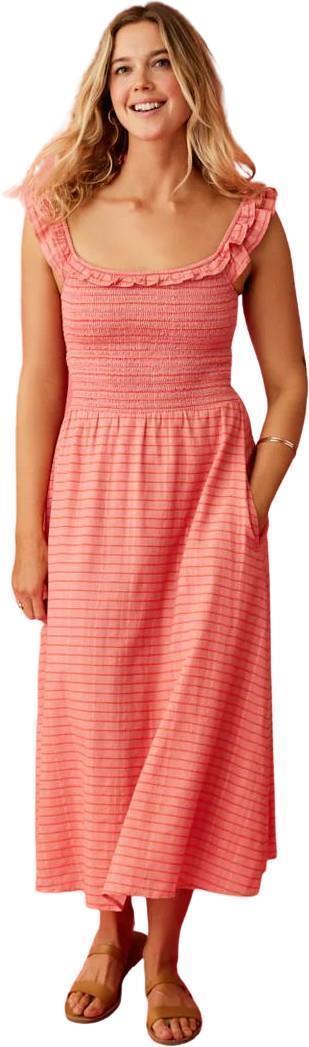 Indie Dress - Grapefruit Harris Stripe 1