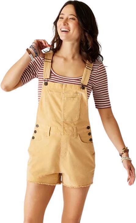 Jason Overalls, Short - Womens - honey 1